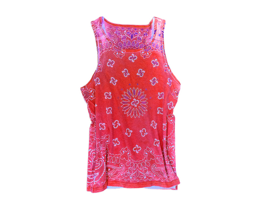 xo red bandana tank